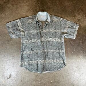 90s vintage bugle boy western button up shirt Men's Size L